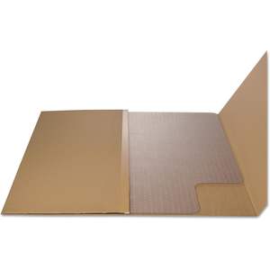 Alfombrilla para Silla Alera Moderna con Diseño de Tachuelas, para Alfombras de Pelo Plano, 45 x 53 Pulgadas, de PVC, Vinilo y PET, Lavable, con Borde Transparente, para Oficina y Sala de Estar - Product Image 3