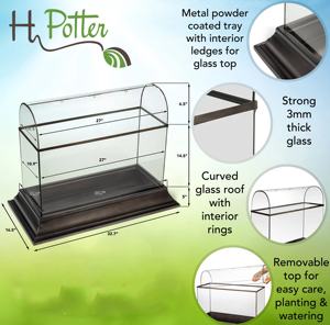 Récipients <span class=keywords><strong>en</strong></span> verre pour plantes d'intérieur modernes Terrarium <span class=keywords><strong>Kit</strong></span> de jardin comme cadeau unique Serre de sol pour plantes orchidées succulentes - Product Image 5