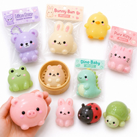 Silicone Squishy Speelgoed Kawaii Dieren Langzaam Stijgende Stressverlichtende Knijp Speelgoed Cartoon Squishies OEM Groothandel Promotioneel Cadeau