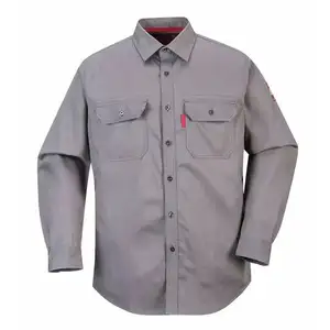 Wholesale Hot Sale Short Sleeve Industrial Men Custom Mechanic Uniform Industrial Work Shirts