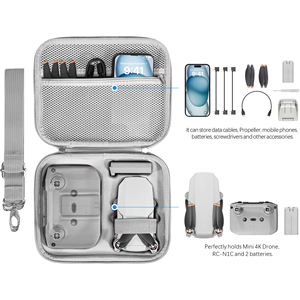 Ensemble d'accessoires FPV TOSKY Mini 4k-Kit 5-EN-1 Matériau EVA Étui de transport rigide robuste pour DJI Mini 4k - Product Image 3