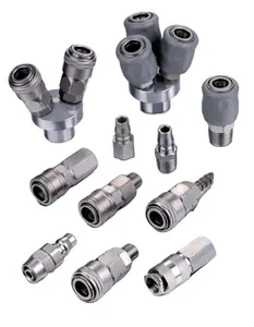 Tube fittings pneumatic quick push in Japan Europe female male coupler quick connect air fittings