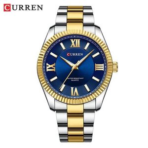 Reloj CURREN 8453 Original en Oferta, Reloj de Cuarzo para Hombre, Resistente al Agua, Reloj de Pulsera Luminoso de Acero Inoxidable para Hombre - Product Image 1