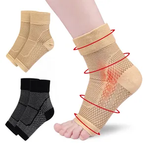 Nén mắt cá chân hỗ trợ tay áo mắt cá chân bọc plantar Fasciitis viêm gân chèn chức năng thể thao bảo vệ gót chân tay áo