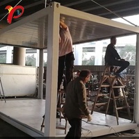 Maison préfabriquée en haïti, maison conteneur luxe 40 pieds prêt à l'emploi, maison de vie conteneurs 5 chambres 2 salles de bain 40 pieds