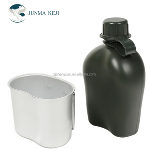 Botella de Agua Portátil de 1L, de Aluminio y PE, Ultraligera, Ecológica, Desmontable, Impermeable, de 2 Piezas, en Bolsa de Polietileno, para Campismo al Aire Libre - Product Image 2