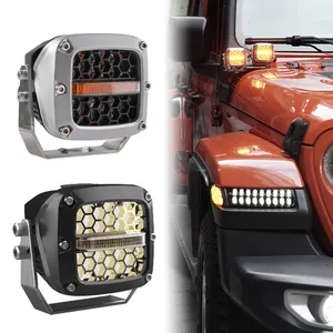 Süper parlak Led sürüş araba çalışma ışığı otomatik kamyon Led ışık Bar için Utv Syv Off Road araba 4X4 Offroad Led çalışma işık