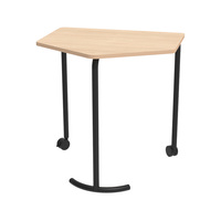 Table de conférence scolaire, mobilier scolaire, bureau collaboratif en bois pour salle de classe, table de travail à hauteur fixe pour plusieurs groupes, pour atelier et salon