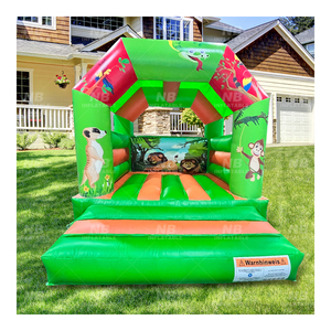 Customized Size <b>Inflatable</b> PVC Small Cartoon Design Castle Bouncer House CE Certification 5-8 Capacity for Party <b>Inflatable</b> Boun - Product Image 1