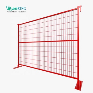 Trong kho Canada <span class=keywords><strong>Temp</strong></span> di động xây dựng trang web tạm thời hàng rào Bảng điều khiển mạ kẽm sơn tĩnh điện hàng rào tạm thời - Product Image 5