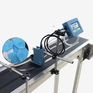 Industrial Online Ink-jet Food Expiry Date Printing Machines Coding Batch Tij Printer Machine On Wood Metal Plastic Carton