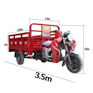 High-Performance 800W Motorized Tricycle <b>Gasoline</b> Open Body Type 48V Voltage for Promotional Use - Product Image 4
