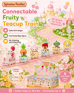Vente en gros : Boîte mystère authentique Sylvanian Families, mini-train et tasses à fruits, figurines mignonnes à collectionner, jouets de jeu d'imitation pour enfants - Product Image 3