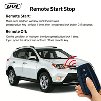 Kit d'alarme de voiture sans clé pour Toyota Hilux, démarrage à distance du moteur, bouton poussoir, contrôle de l'allumage à distance, plug and play