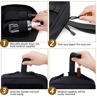 Sac de gilet tactique conception à dégagement rapide trousse de premiers soins et de survie d'urgence pochette médicale Molle de transport quotidien pour une utilisation en extérieur