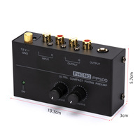 Elektro Gitar, Pikap, Gramofon, Vinil Plak Çalarlar için PP500 Fono Preamplifikatörü, Çin Malı