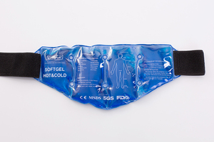 Hot & Cold Pack avec sangle pour le soulagement de la douleur au cou Perles en gel et enveloppement de glace Se vend comme des gâteaux chauds - Product Image 2