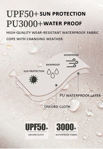 Carpa de lona de lluvia, refugio portátil <span class=keywords><strong>para</strong></span> picnic, <span class=keywords><strong>sombra</strong></span>, carpa grande, hoja de mosca <span class=keywords><strong>para</strong></span> acampar - Product Image 6