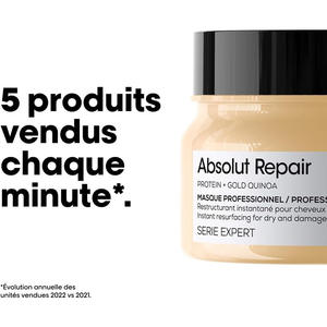 Après-shampoing à la kératine et au collagène, traitement lissant nourrissant à la protéine, lissage des cheveux, brillance, adoucissement, réparation absolue pour cheveux secs - Product Image 3
