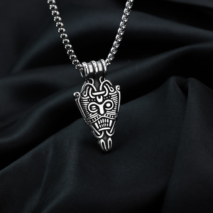 Pendentif Flèche Vintage Nordique en Acier Inoxydable Double Face Thème Flèche pour Hommes et Femmes, Collier Bijou Cadeau - Product Image 3