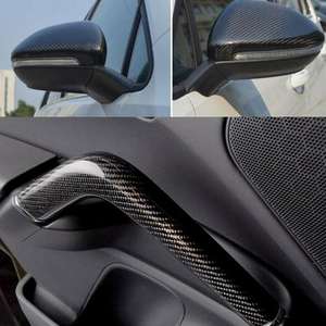 ฟิล์มไวนิลคาร์บอนไฟเบอร์เคลือบเซรามิก 9D ขนาด 1.52*17 เมตร สีดำเงาสูง สำหรับตกแต่งภายนอก - Product Image 5