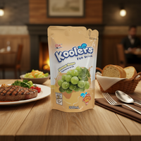 Sachets en plastique personnalisés pour boissons liquides avec paille, pour machine de remplissage de jus en aluminium, pochettes verticales à bec verseur