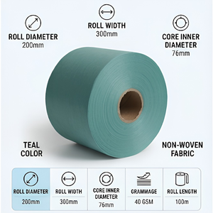 Rollo de Paños No Tejidos para Limpieza Industrial y Preparación de Superficies, Fabricación OEM ODM, Distribuidor de Marca Privada - Product Image 3