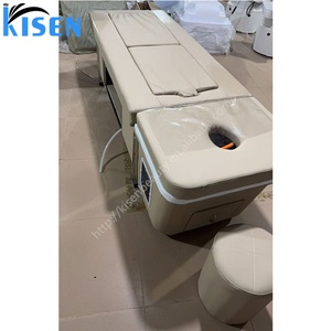KISEN Meilleure vente Lit de lavage pour salon de massage avec plusieurs douches, système de circulation d'eau, lavabo de spa japonais pour soin capillaire - Product Image 4