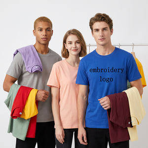 T-Shirt da Uomo in Puro Cotone 100% Lavorato a Maglia, Casual, Tinta Unita, Vendita Diretta dalla Fabbrica, 180 Grammi, Manica Corta, Collo Tondo, Ecologica e Traspirante - Product Image 2