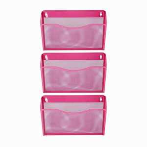 3 Pack Mesh Wall Mounted <b>File</b> Holder Hanging Wall <b>File</b> <b>Organizers</b> - Product Image 5