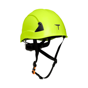 Casque de sécurité électrique HIGHVIZ ABS Type II Classe E, anti-choc, <span class=keywords><strong>suspension</strong></span> à 4 points en <span class=keywords><strong>tissu</strong></span>, visière transparente/noire, EN 397 - Product Image 1