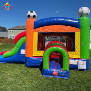 Structure Gonflable Commerciale de Haute Qualité 3-en-1 Double Piste Sportive - Écologique avec Garantie de 3 Ans - Amusement pour Tous les Âges - Product Image 4