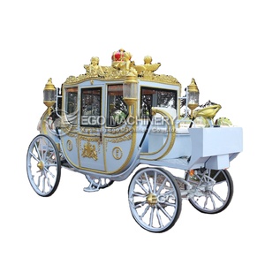 Charrette royale électrique de luxe de style européen, chariot à quatre roues, chariot de tourisme, wagon royal - Product Image 1