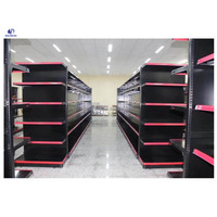 Étagère de vente au détail en métal en fer robuste, présentoir de supermarché, gondole, étagère pour magasin de détail, prix
