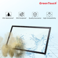 Pantalla táctil IR de 10 puntos de 21,5 pulgadas, revestimiento impermeable IP65 para terminales de AutoCheck-in para exteriores de hospital