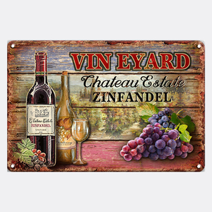 Letrero de Estaño con diseño personalizado de Feliz Día de Alcohol, cartel de metal de placa retro con logo en relieve, decoración para el hogar, Bar, cafetería, <span class=keywords><strong>restaurante</strong></span> - Product Image 4