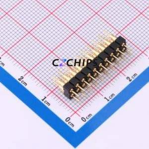 BBD-110-G-A Pin Header Through hole Component (THT),P=2.54mm Connector 2.54mm 2.54mm Round Pin Through Hole - Product Image 1