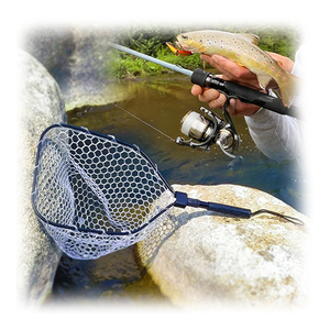 Épuisette de pêche pliable avec manche en aluminium pliable, épuisette de pêche en aluminium et caoutchouc pour la pêche à la carpe, épuisette de pêche pour <span class=keywords><strong>kayak</strong></span> - Product Image 1