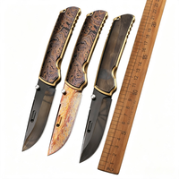 VG10 Titanium Vouwmes met DLC-coating, lasertextuur, geanodiseerd handvat, EDC, outdoor survival, fruitmes, utilitymes