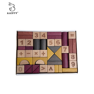 Blocchi Educativi VIVI Personalizzati, Giocattoli in <span class=keywords><strong>Legno</strong></span>, Giochi Montessori per l'Educazione Precoce - Product Image 1