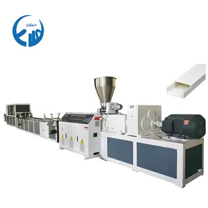 CE Approved Automatic cable wiring duct channel machine wire trunking extruder machinery