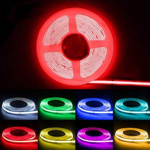 แถบไฟแอลอีดี IP68กลางแจ้งกันน้ำได้, ไฟแอลอีดี576LED ตัวโคมไฟสีทองแดงสายรัด LED อัจฉริยะยาว1ม. DC12V/24V 6000K/6500K - Product Image 4