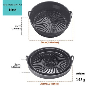 Plateau de cuisson en silicone multifonctionnel résistant aux hautes températures pour barbecue et friteuse à air, coussin jetable pour plats et casseroles - Product Image 3