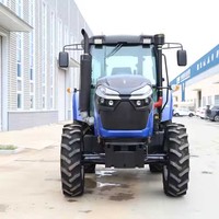 Tractor Agrícola de Servicio Pesado de 130 HP, Precio de Fábrica para Agricultura a Gran Escala
