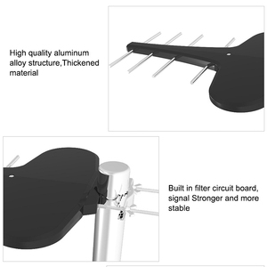 Antena de TV Digital VHF de Alta Definición para Canales Locales, Amplificador de Señal, Antena Exterior para Smart TV 4K 1080P, Venta Caliente, Fábrica Indonesia - Product Image 3