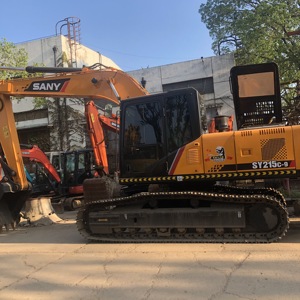 Excavateur d'occasion SANY SY215C-9 d'occasion Machine de construction sur chenilles Équipement de creusement Machines à vendre - Product Image 4