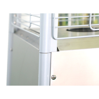 Chauffe-terrasse au gaz moderne en acier inoxydable, forme pyramide, 48000 BTU, chauffage extérieur au propane, triple protection de sécurité pour les fêtes et les jardins