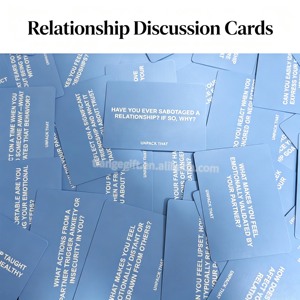 Cartes de questions personnalisées pour relations profondes, jeu de cartes de conversation pour couples, pour la famille et les partenaires en amoureux - Product Image 5