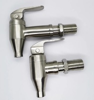 Fournisseur chinois de robinet distributeur de boissons en acier inoxydable, robinet de baril à vin, robinet de bière, robinet d'eau avec filetage M16