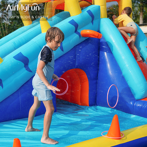 Ngoài trời trẻ em nảy nhà nước phong cách leo núi trượt kết hợp lâu đài bơm hơi với trẻ em - Product Image 3